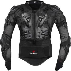HEROBIKER Motorcycle Full Body Armor Jacket spine chest protection gear Sz. 3X
